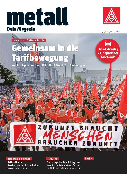 web_metall-Regionalseiten September/Oktober 2026