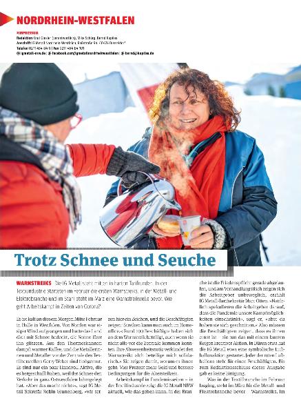 metallzeitung - Regionalseiten Nordrhein-Westfalen März 2021