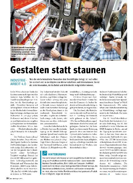metallzeitung - Regionalseiten Nordrhein-Westfalen Juni 2014