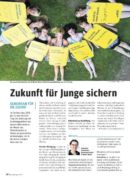 metallzeitung - Regionalseiten Kueste September 2010