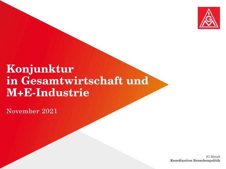 Faktenspiegel Konjunktur: November 2021