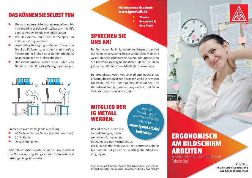 Flyer Ergonomie