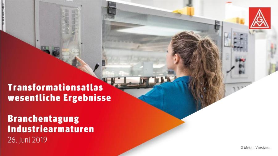 Transformationsatlas: wesentliche Ergebnisse - Branchentagung Indstrieamaturen 2019