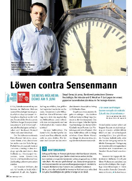 metallzeitung - Regionalseiten Nordrhein-Westfalen Juni 2015