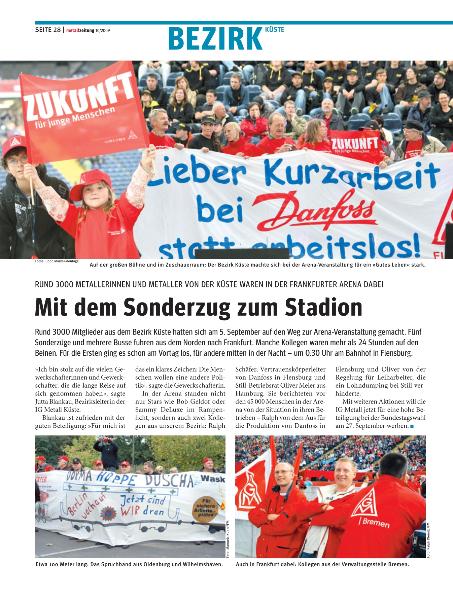 metallzeitung - Regionalseiten Küste Oktober 2009