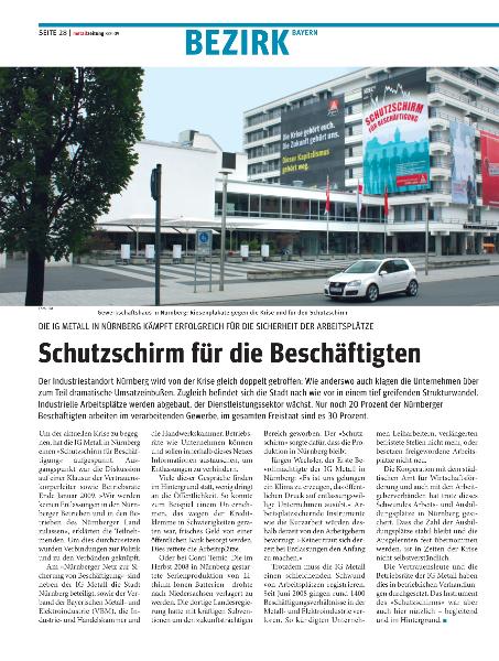 metallzeitung - Regionalseiten Bayern August 2009