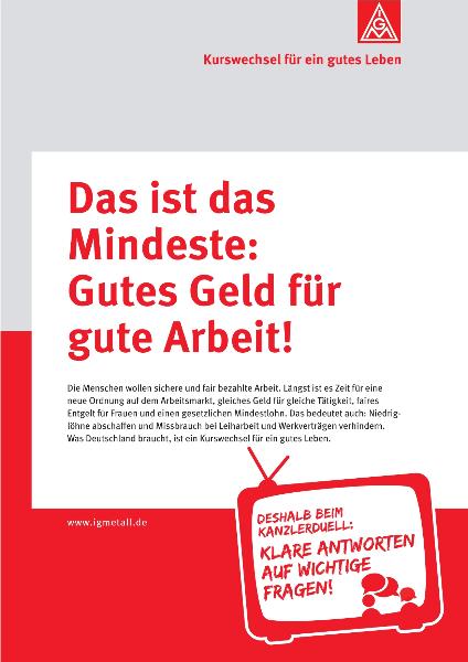 Bundestagswahl 2013: Zeitungsanzeigen