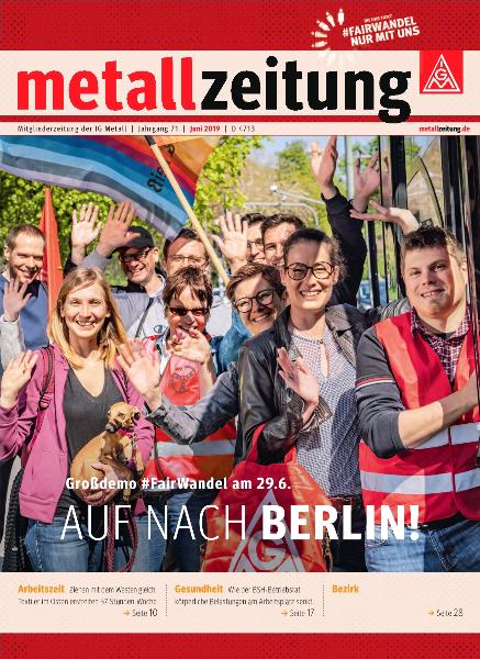 metallzeitung Juni 2019