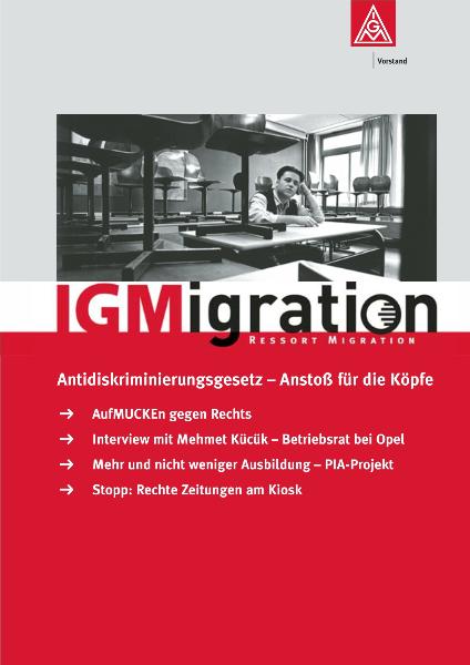 IGMigration Nr. 1 (März 2005): Antidiskriminierungsgesetz