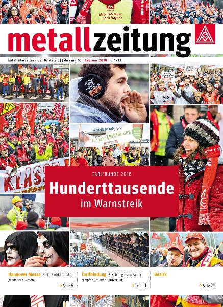 metallzeitung Februar 2018