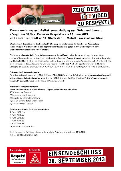 Videowettbewerb 