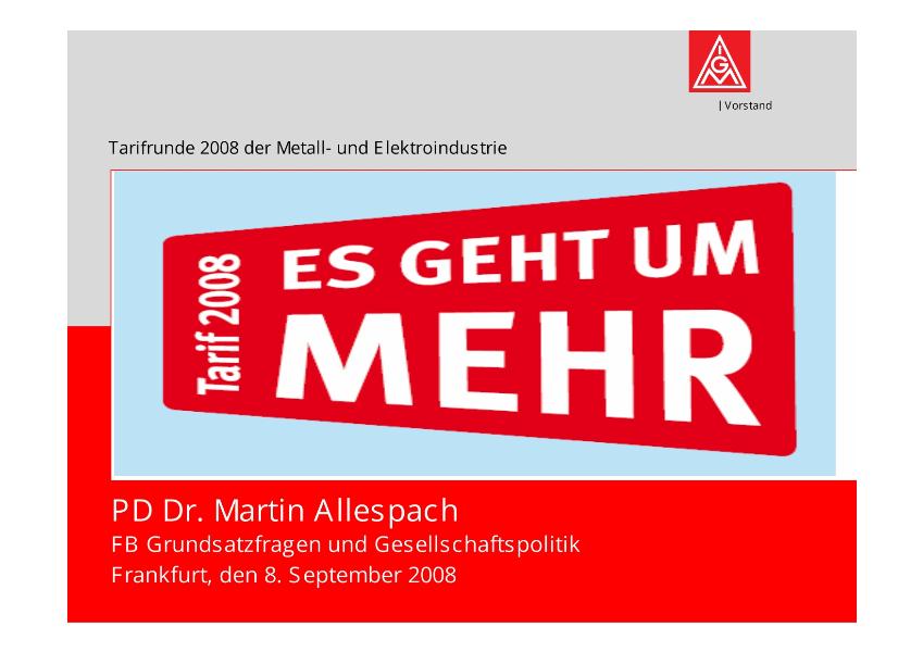 Es geht um mehr - FB Grundsatzfragen und Gesellschaftspolitik