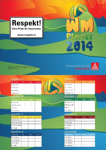 Spielplan WM 2014
