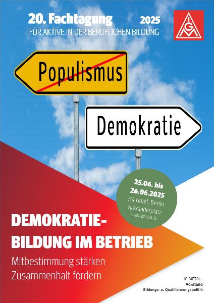 Einladung zur 20. Fachtagung für Personal in der beruflichen Bildung
