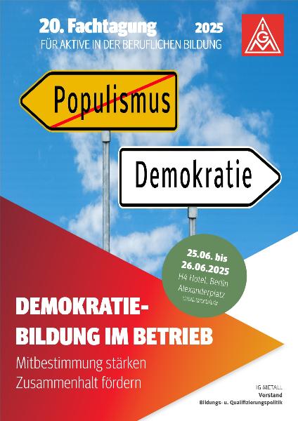 IG Metall-Bildungstagung 25.+26.06.2025 Einladung