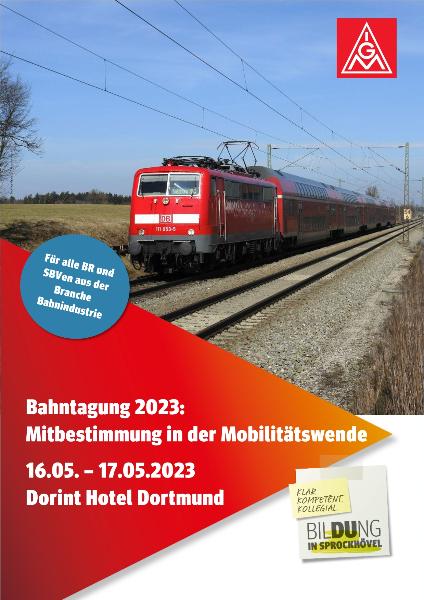 Bahntagung 2023: Mitbestimmung in der Mobilitätswende