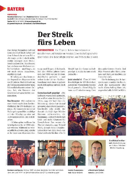 metallzeitung - Regionalseiten Bayern April 2020
