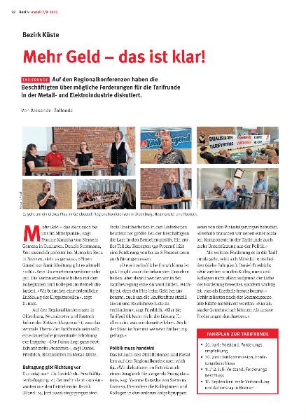 metall - Regionalseiten Küste Juli/August 2022