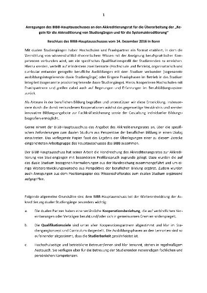 2016_Anregungen an den Akkreditierungsrat 