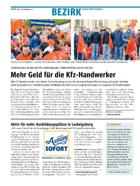 metall - Regionalseiten Baden-Württemberg Mai 2008