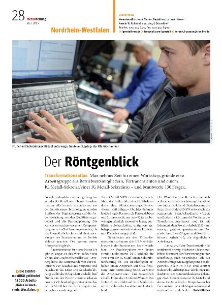 metallzeitung - Regionalseiten Nordrhein-Westfalen März 2019