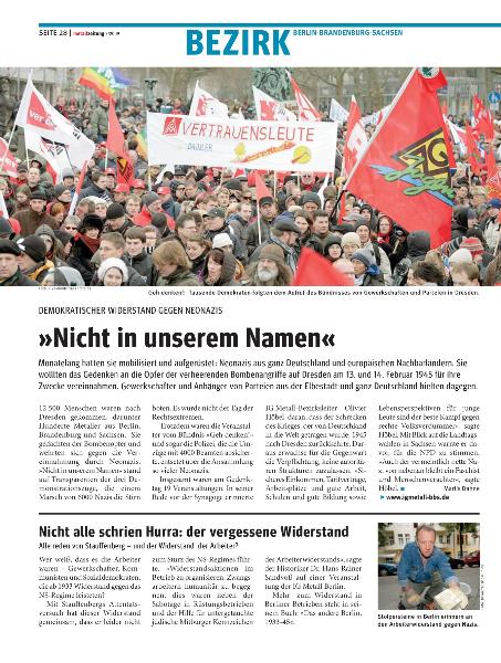 metallzeitung - Regionalseiten Berlin-Brandenburg-Sachsen März 2009