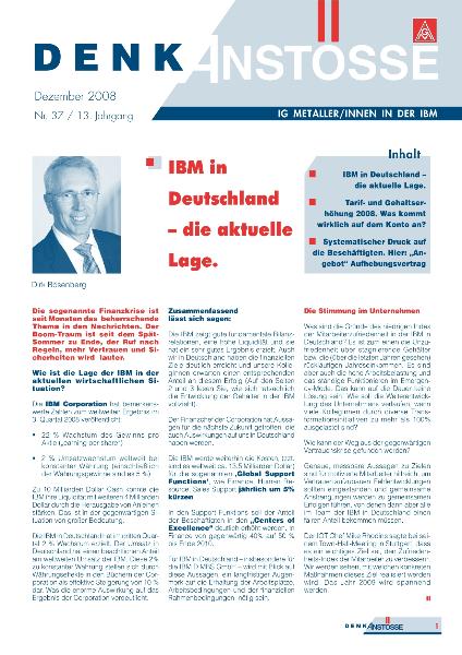 Denkanstöße - Ausgabe Dezember 2008