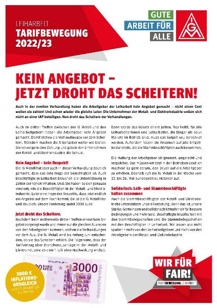 Kein Angebot - Jetzt droht das Scheitern! Web-Ansicht