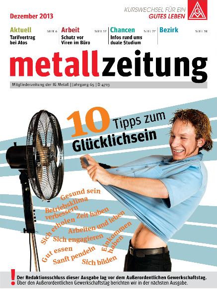 metallzeitung Dezember 2013