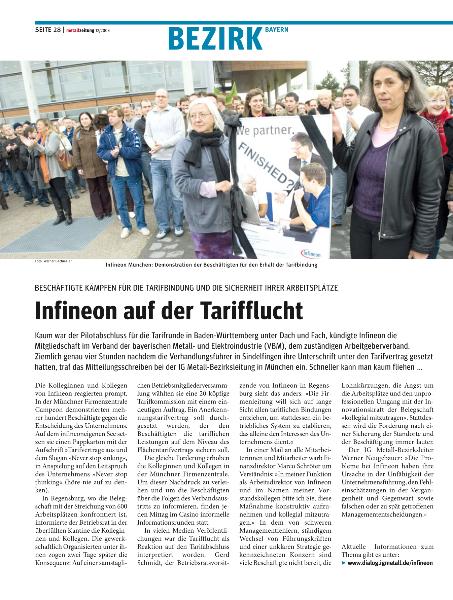 metallzeitung - Regionalseiten Bayern Dezember 2008