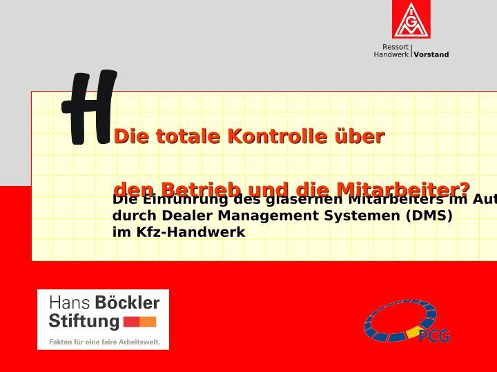 Einführung von Dealer Management Systemen in Autohäusern