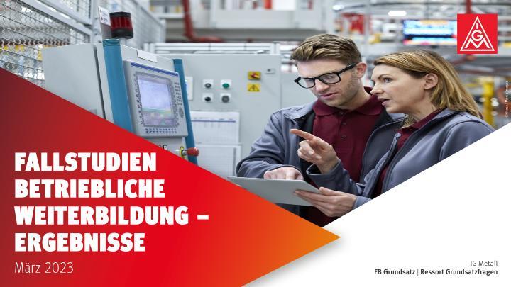 Fallstudien betriebliche Weiterbildung - Ergebnisse, März 2023