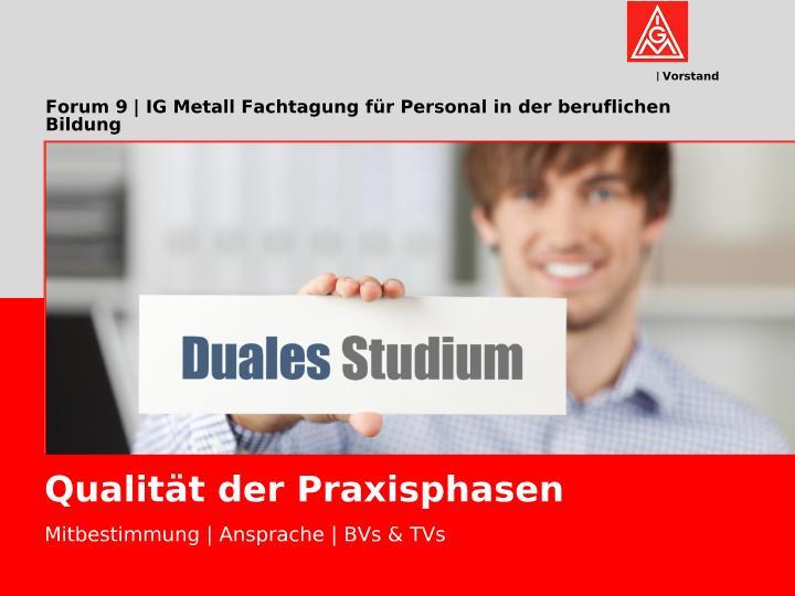Qualität der Praxisphasen im dualen Studium