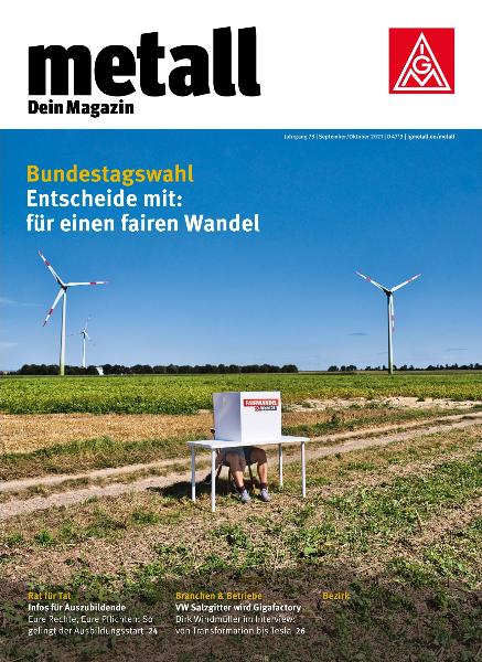 metall. Dein Magazin, September/Oktober 2021
