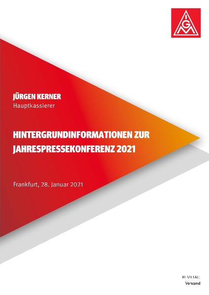 Jürgen Kerner: Hintergrundinformationen zur Jahrespressekonferenz, 28.1.2021, Frankfurt