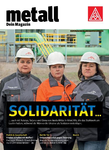 metall. Dein Magazin, Mai/Juni 2022