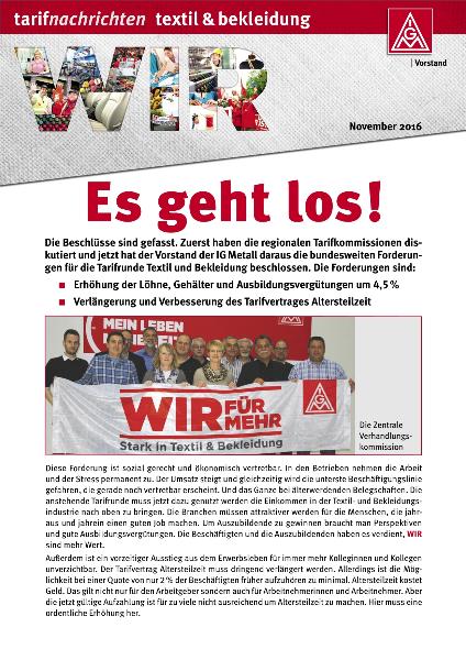 Es geht los!