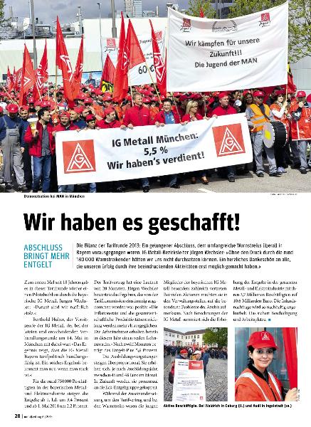 metallzeitung - Regionalseiten Bayern Juni 2013