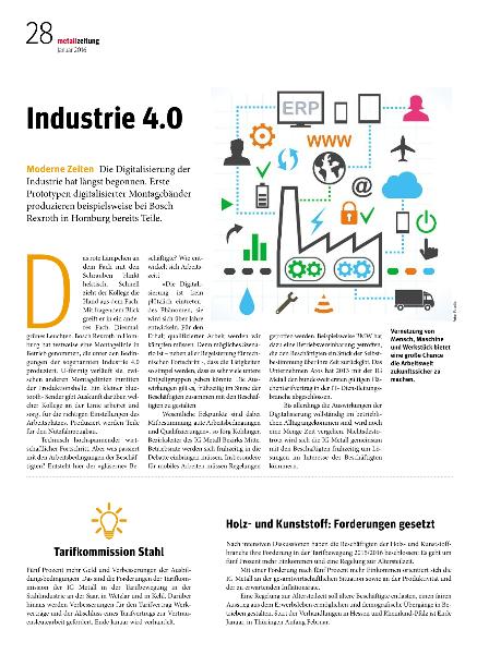 metallzeitung - Regionalseiten Mitte Januar 2016