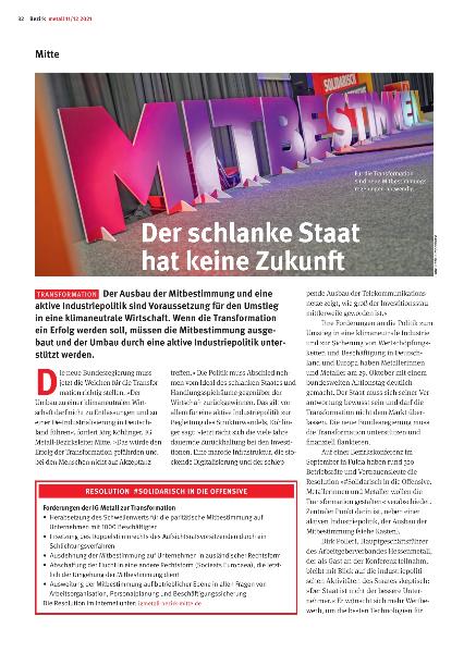 metall - Regionalseiten Mitte 11/12 2021