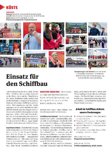 metallzeitung - Regionalseiten Küste Juni 2021
