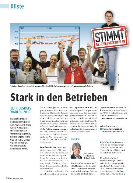 metallzeitung - Regionalseiten Küste Juni 2010