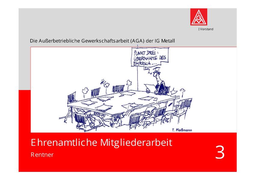 Ehrenamtliche Mitglieder - Rentner