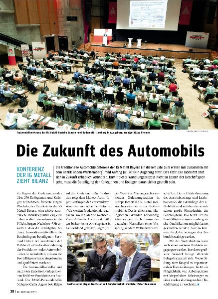 metallzeitung - Regionalseiten Bayern August 2013