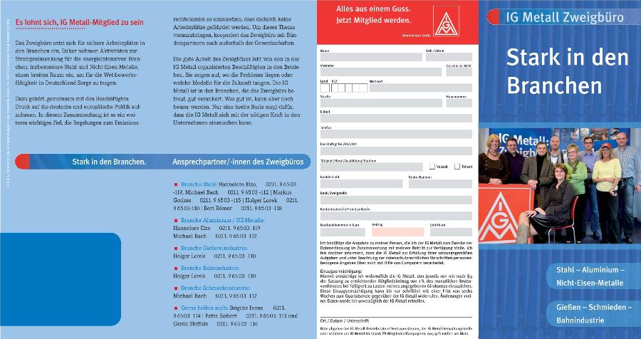 Stark in den Branchen, IG Metall Zweigbüro