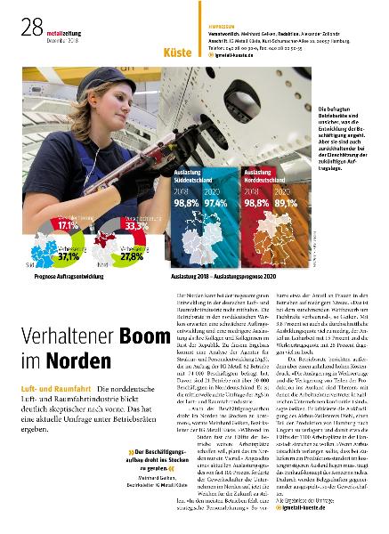 metallzeitung - Regionalseiten Küste Dezember 2018