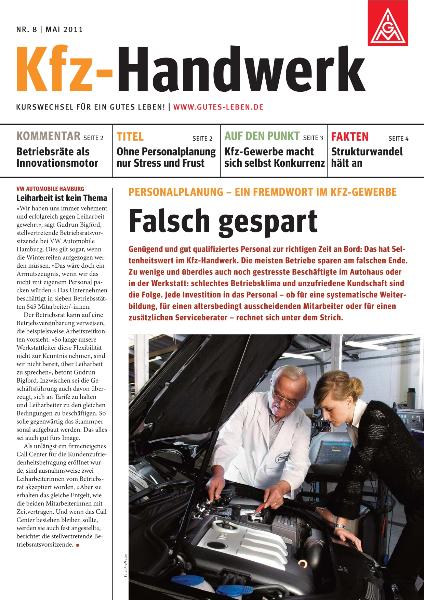 Kfz-Handwerk Nr. 8 / Mai 2011