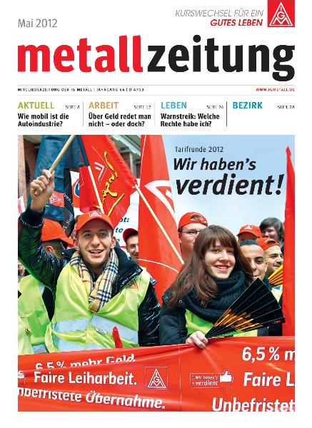 metallzeitung Mai 2012