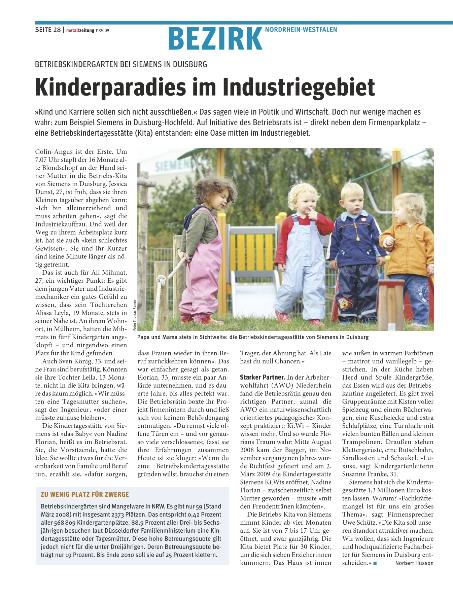 metallzeitung - Regionalseiten Nordrhein-Westfalen November 2009